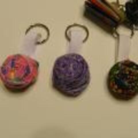 Rosette Key Chains