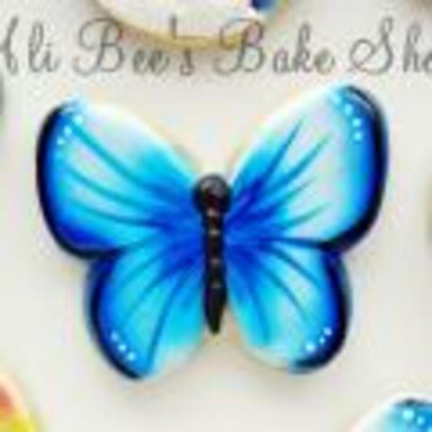 Blue Butterfly Cookies