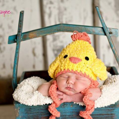 easter chicken crochet hat free pattern