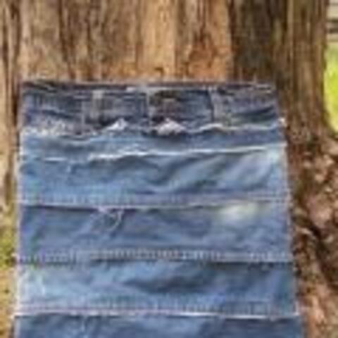A New Way to Make a Rockin Jean Skirt.