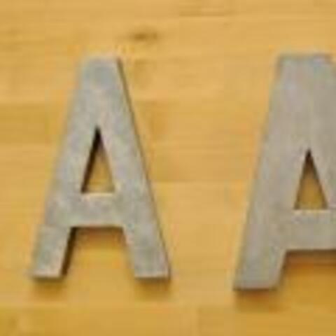 DIY Anthro Inspired Letters