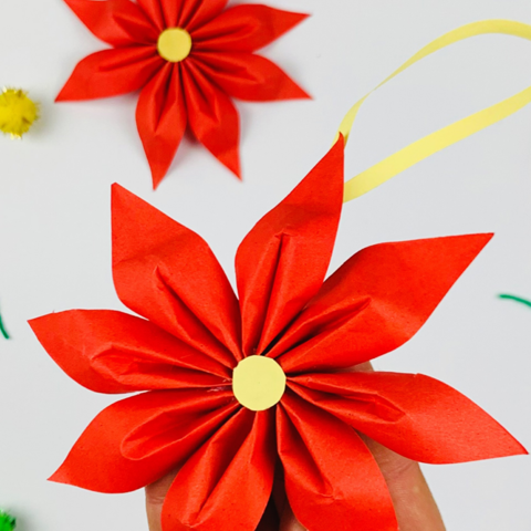 Easy Origami 8-Petal Flower