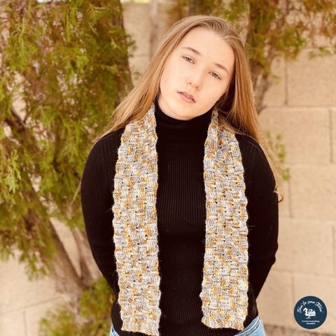 Easy Crochet Cordova Scarf