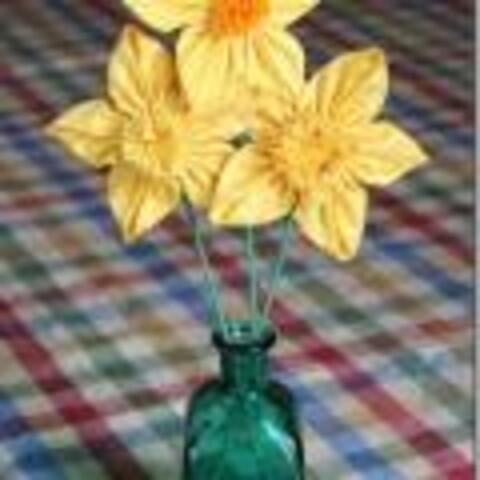 Fabric Daffodils