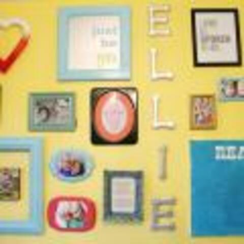 Little Girl's Room Gallery Wall