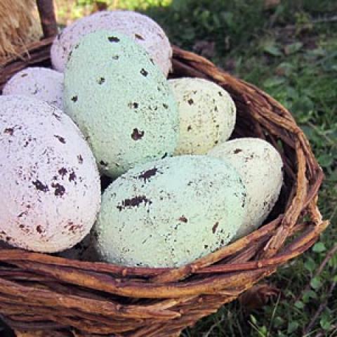 Speckled Plastic Easter Eggs