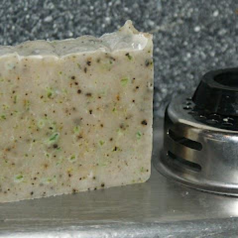 DIY Natural Coffee Kitchen Soap