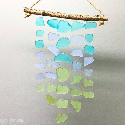 Sea Glass Wind Chimes