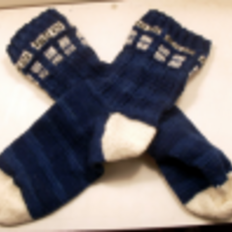 TARDIS Socks