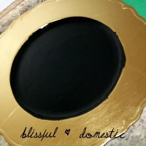 Rosette Halloween Plate