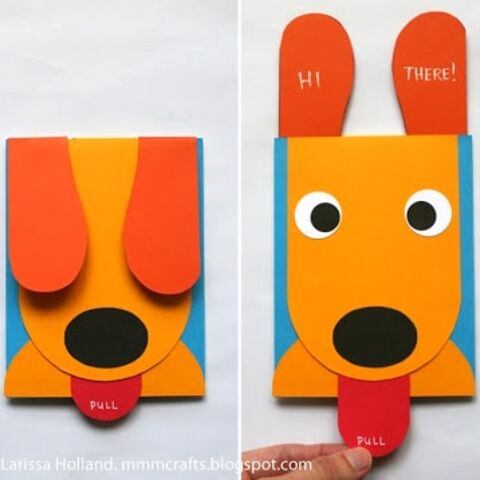 Make a Puppy Ears Card
