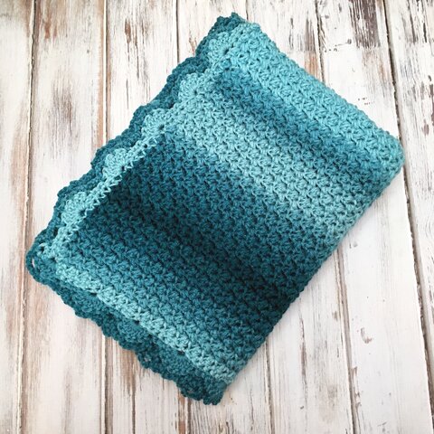 Elegant Ombre Baby Blanket Crochet Pattern