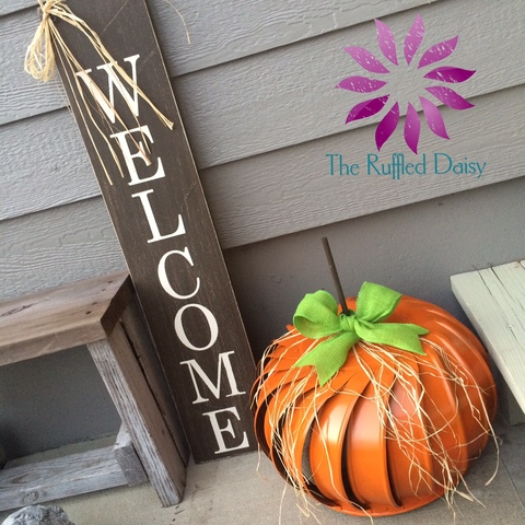 Trashy Pumpkin Makeover with a Wind Turbine