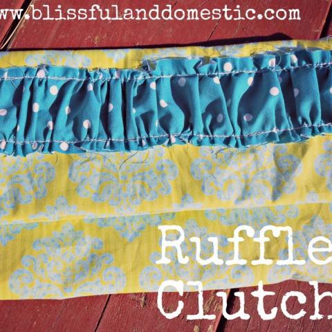 Ruffled Clutch