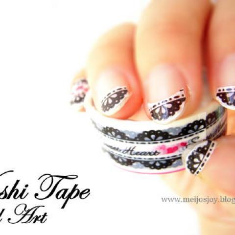 MeiJo's JOY: Washi Tape ...Nail!