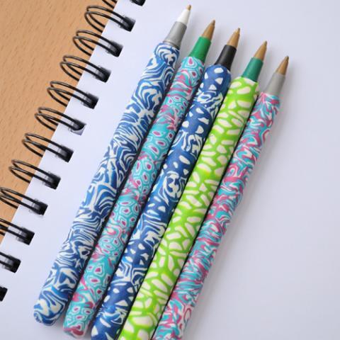 Clay Covered Polymer Pens