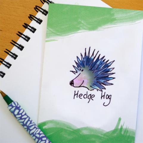 Hedgehog Greeting Card