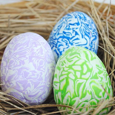 Polymer Clay Easter Eggs