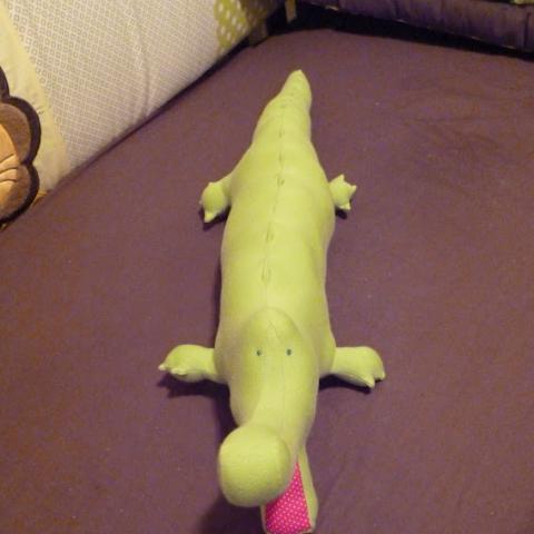 Stuffed Alligator Pattern and Tutorial