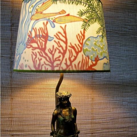 How To Make A Lamp Shade With Peek-a-Boo Flair