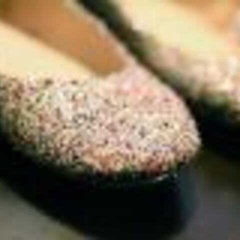 Make Your Own Glitter Flats