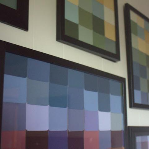 Paint Chip Collage