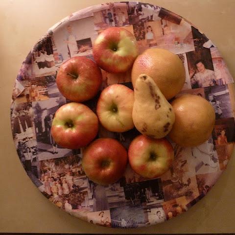 Mod Podge Photo Collage Tray