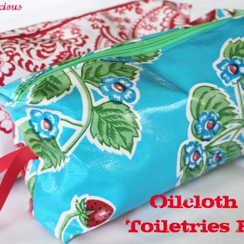 Oilcloth Toiletries Bag