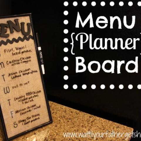 Menu Planning Board