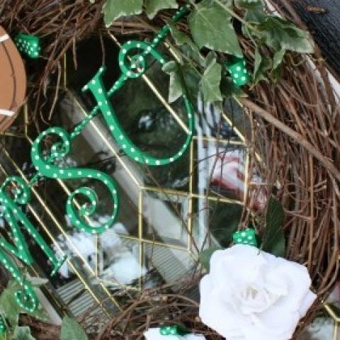School Spirit Wreath