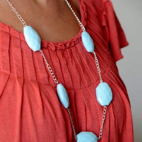 A New Take on a Beaded Necklace... Using Chunky Beads!