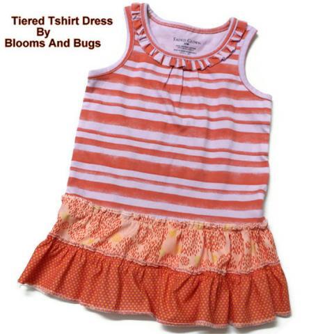 Tiered Tshirt Dress Tutorial