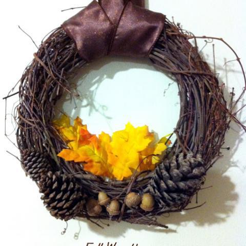 Front Door Autumn Wreath