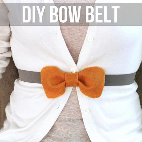 DIY bow belt
