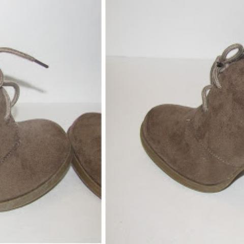 DIY Glitter Suede Booties