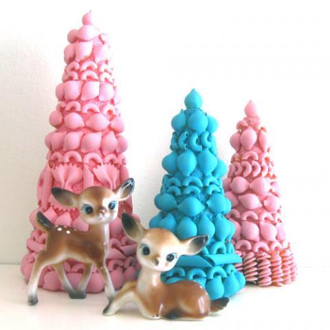 Vintage Inspired Craft Tutorial: Pasta Christmas Trees