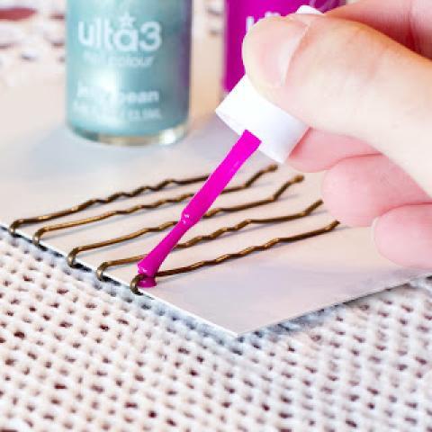 DIY Painted Bobby Pin