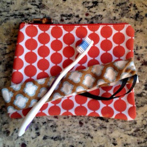 Easy Travel Toothbrush Holder Sewing Tutorial