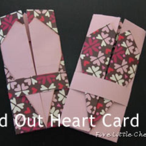 Valentine's Fold-Out Heart Card