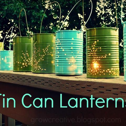 Tin Can Lanterns